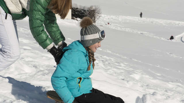 Piste de luge L'abeille au Venay