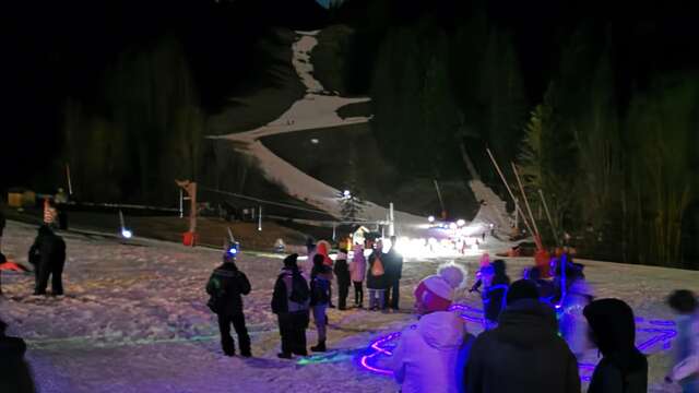 Descente aux flambeaux à La Chèvrerie
