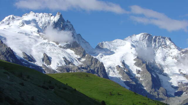 The Meije glaciers commented on - Horizons mountain office