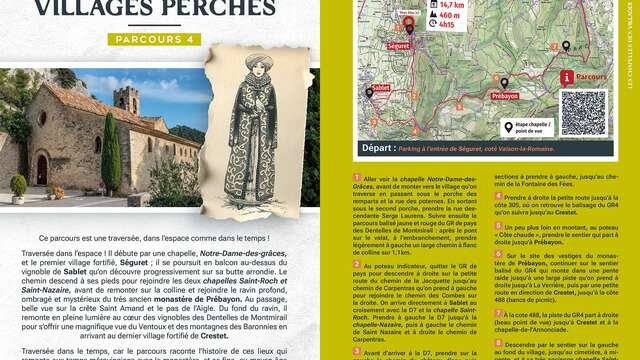 Les chapelles des villages perchés - de Crestet vers Séguret