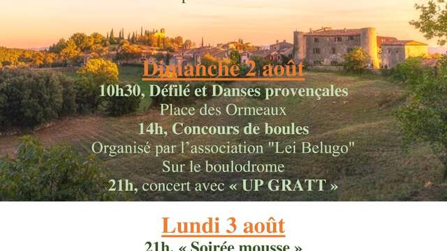 Fête du village de Tourtour