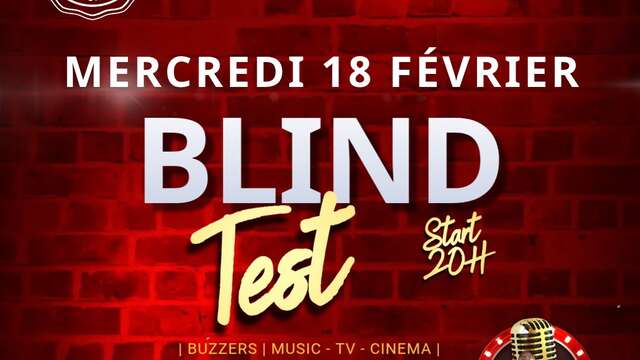 Soirée Blind Test animé par Stefan Del Corso