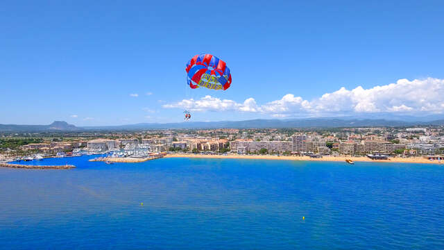 Salto con il paracadute di Sublim Sky