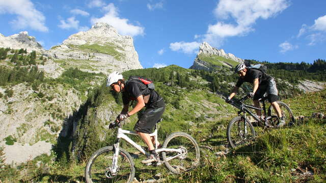 Tour du Grand-Bornand - Itinéraire VTT Cross country n°2