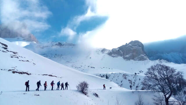 Raquettes avec Mélanie Dastrevigne
