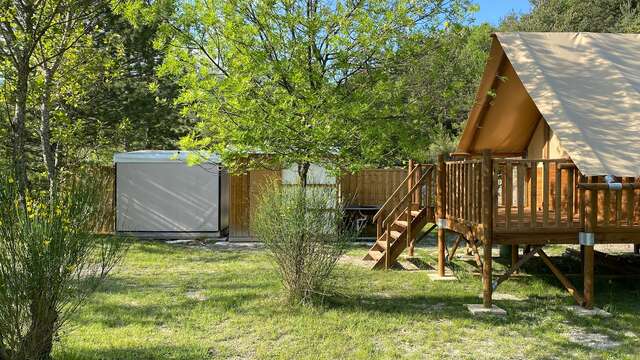 Les locations du camping Les Hauts de Rosans