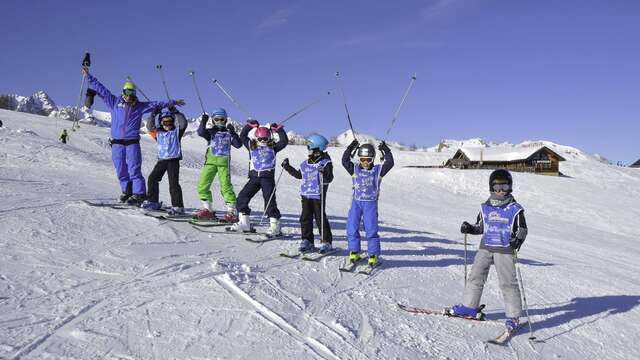 Cours de ski collectif enfants