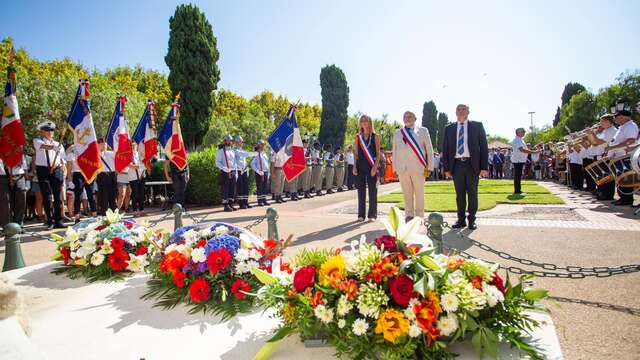 Fête de libération de Sanary : Cérémonie