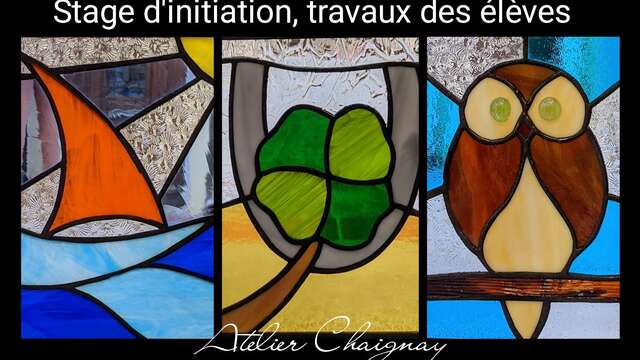 Atelier C. Chaignay - Stage initiation - Vitrail