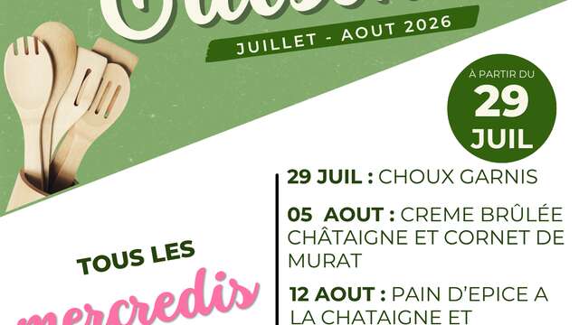 Ateliers de cuisine à la Maison de la Châtaigne