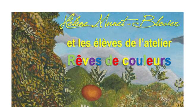 Le Douanier Rousseau interprété par Hélène Munet-Blocier et ses élèves de l'atelier Rêves de Couleurs