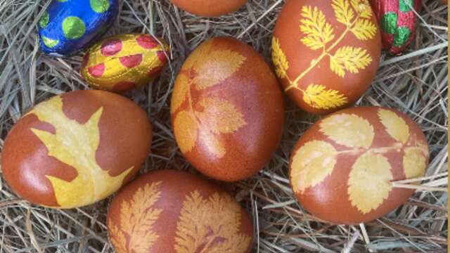 Atelier de fabrication d'oeufs de Pâques façon mamie