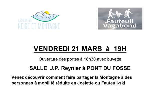Projection la montagne pour tous