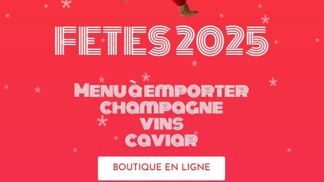 Menu de Noël à emporter
