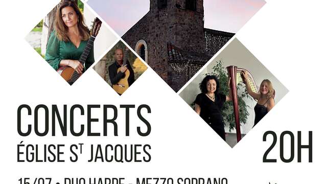 Concerts à l'Eglise St Jacques