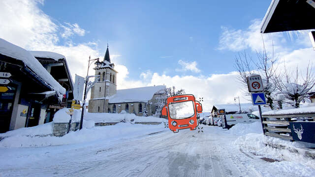 Shuttle bus Crest-Voland Cohennoz - Notre Dame de Bellecombe