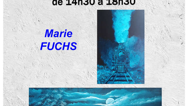Exposition de peintures de Marie FUCHS "Un monde en Bleu"