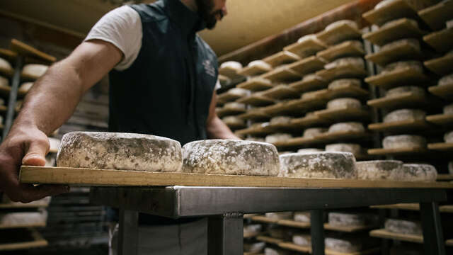 Visite privilège des caves de la coopérative laitière