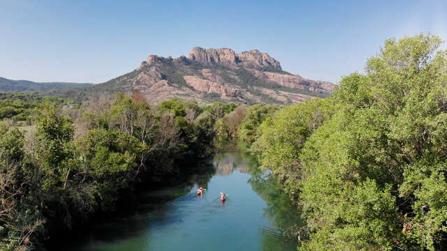 Canoë de Roquebrune à la mer