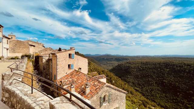 From the viewpoint of Saint-Cézaire-sur-Siagne