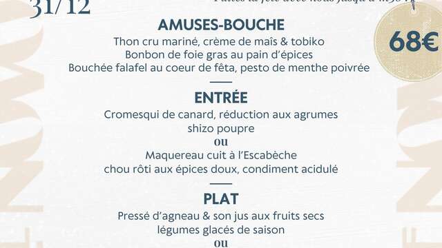 Le Novo  - Réveillon de la Saint-Sylvestre