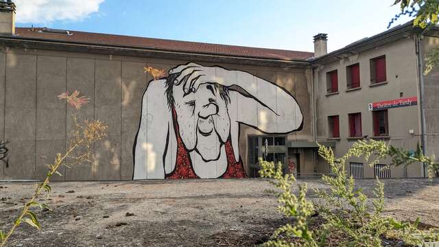 Street Art ça se mange sans fin, fresque Ella et Pitr