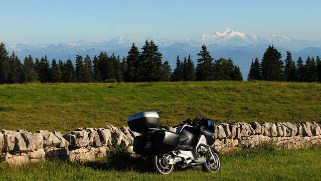 Motorcycle tour: Monts du Genevois - Pays de Gex - Vallée de Joux