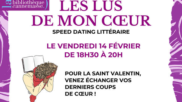 Les lus de mon coeur, speed dating littéraire