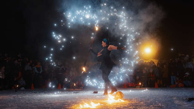 Spectacle de feu - Flammes tribales