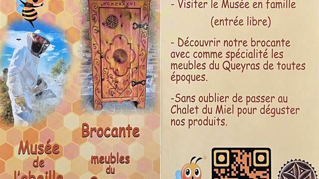 Inauguration de la brocante au musée de l'Abeille