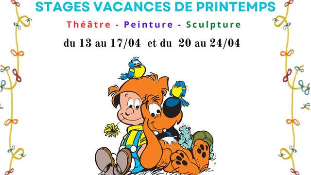 Stages durant les vacances de printemps à l'Atelier de Jeanne
