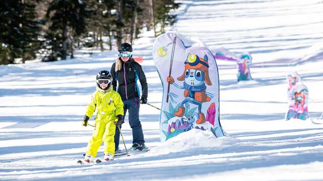 Karst and the underground world - fun ski slope