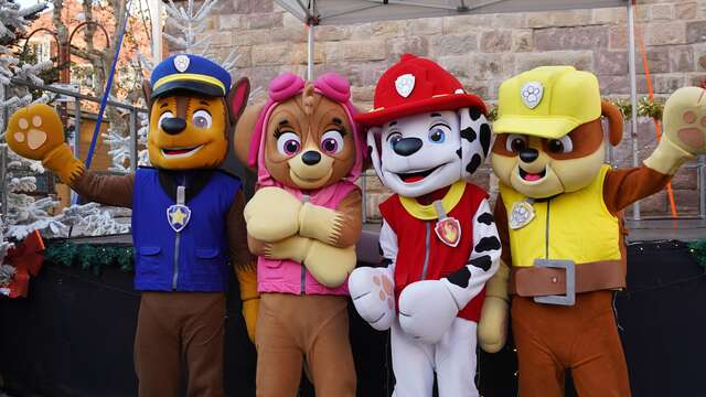 Déambulation de mascottes
