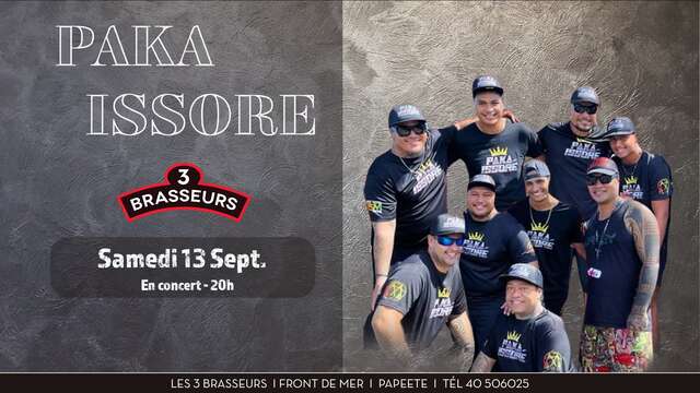 Paka Issore en concert - 3 Brasseurs Tahiti