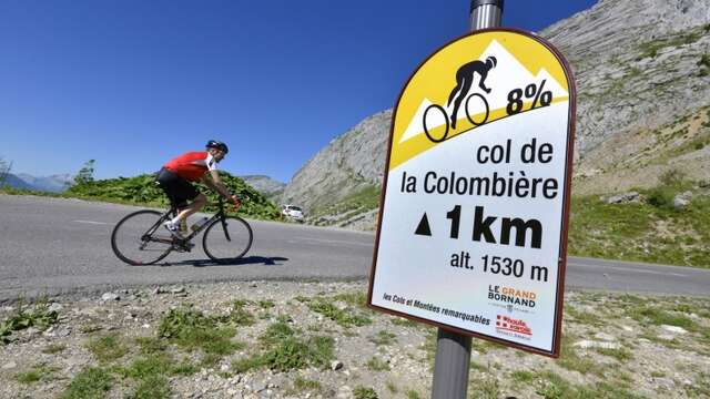 Aller cyclo : Col de la Colombière versant sud