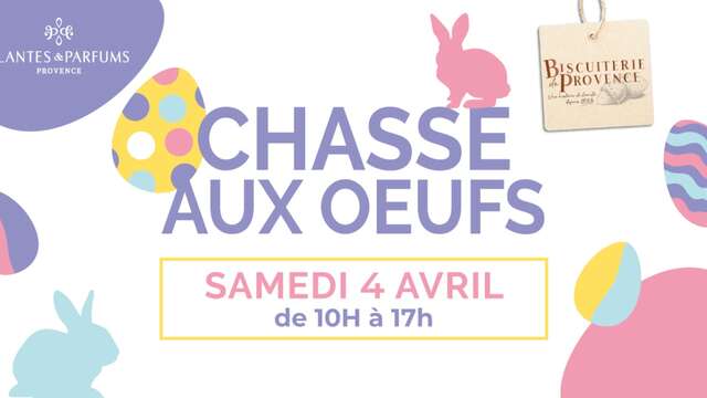 Eiersuche 'Pflanzen und Düfte & Biscuiterie de Provence' (Gebäck aus der Provence)