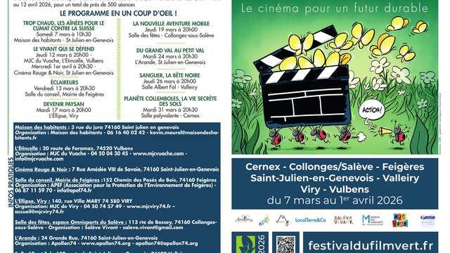 Festival du film vert entre Genevois et Vuache