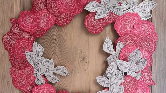 Le Cerisier Blanc : Atelier couronnes de fleurs en papier parfumées