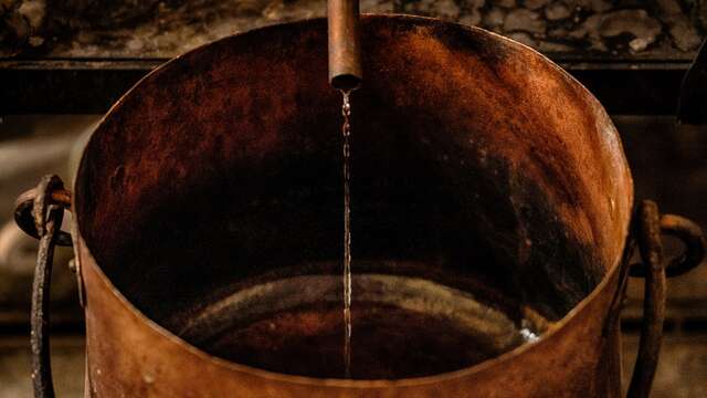 Visite de la distillerie de whisky du Château du Barroux et dégustation