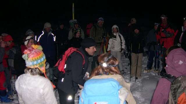 Evening hike to discover the stars at the Crêt du Poulet refuge