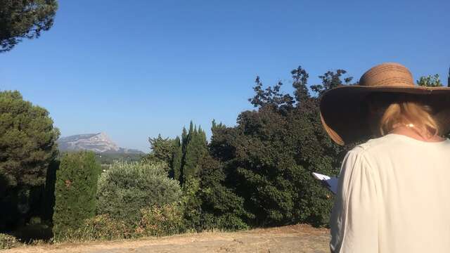 Cezanne au Jardin des peintres