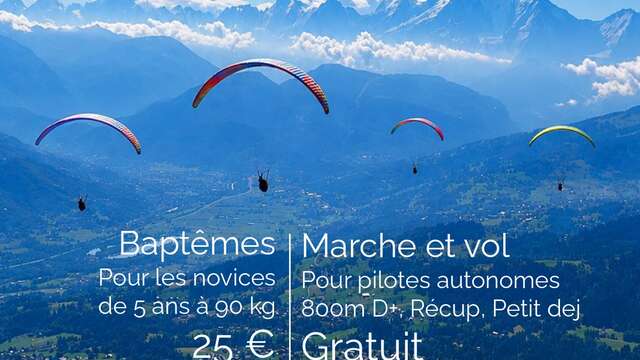 Ça plane à Cordon - Fête du club de parapente