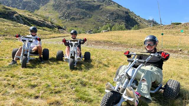 Grande descente Moutain Kart