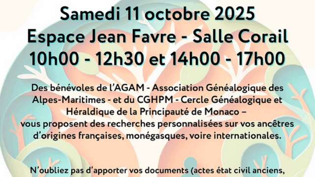 Journée Généalogie : remontez le fil de votre histoire !