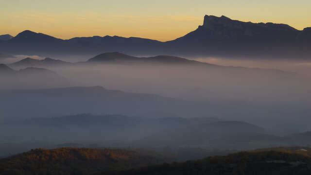 Les premiers contreforts du Vercors (itinéraire n°3)