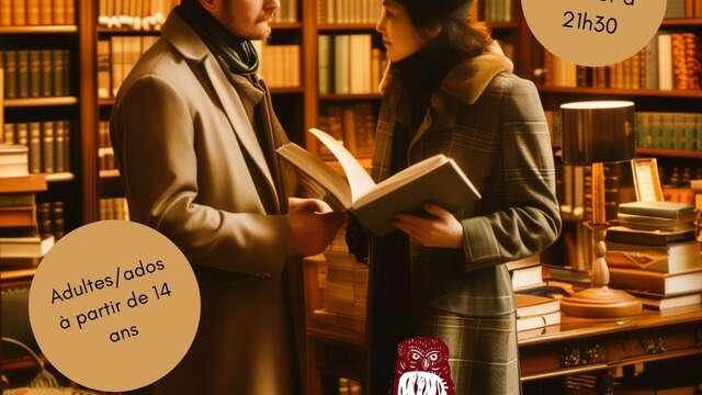 Lesenacht: Ermittlungsspiel "Massaker in der Bibliothek".