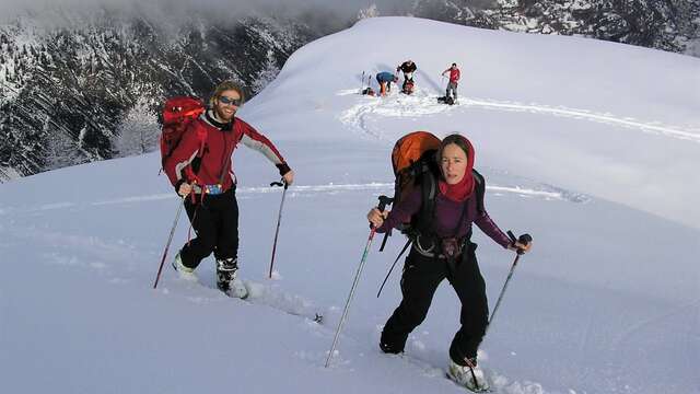 Découverte des joies du ski de rando!