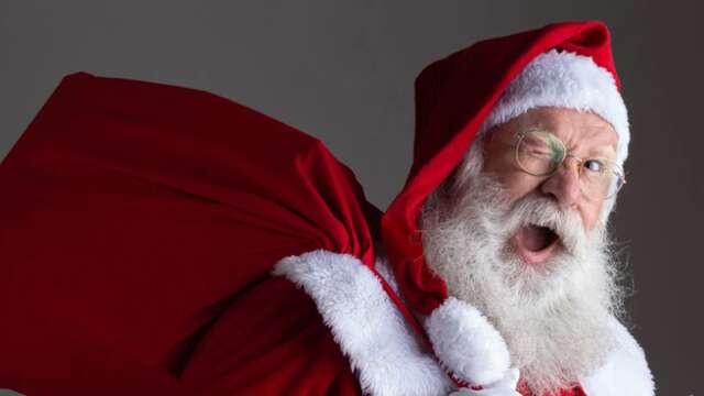 Chariot musical de Noël avec lutin, Père Noël et mascottes