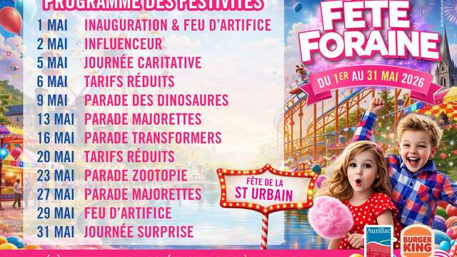 Fête foraine Saint Urbain : journée influenceurs