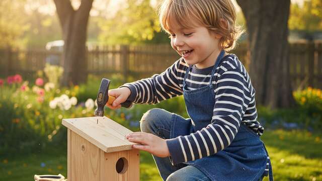 Atelier enfant "Création d'un nichoir à oiseau" à Villaverde
